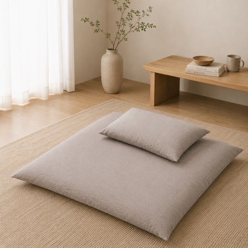 Zabuton, coussin de méditation au sol – vue 11