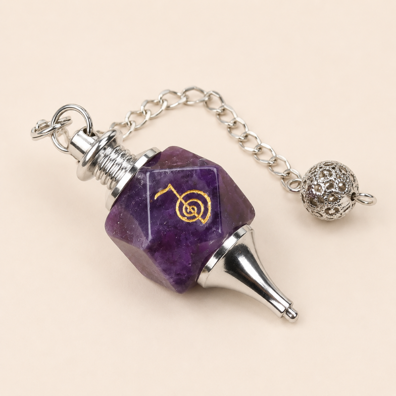 Pendule divinatoire en pierre naturelle – vue 2