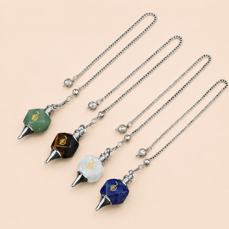 Pendule divinatoire en pierre naturelle – vue 32