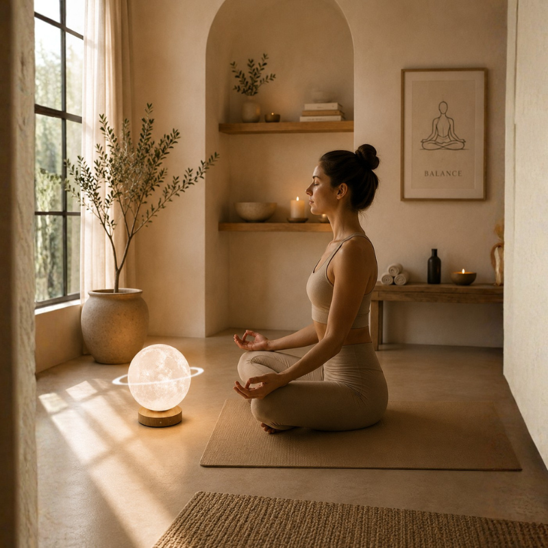 Lampe Lune anneau de Saturne, lumière douce – vue 8
