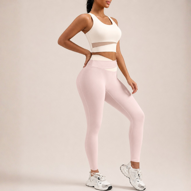 Legging de yoga taille haute galbant femme – vue 31