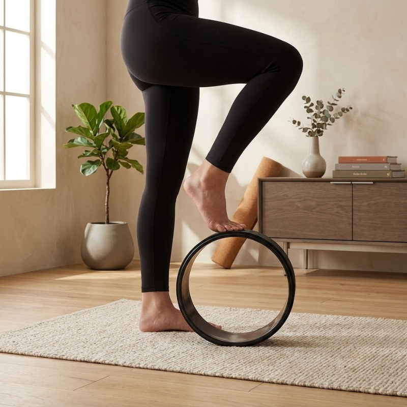 Roue de yoga mandala, ouverture du dos – vue 3