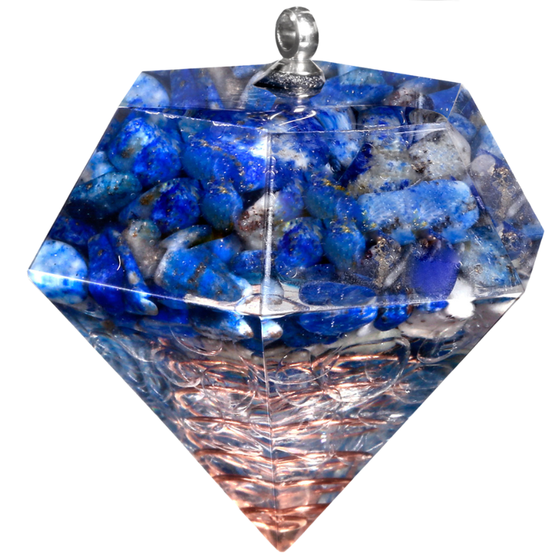 Pendule de divination améthyste, étoile à six branches – vue 15