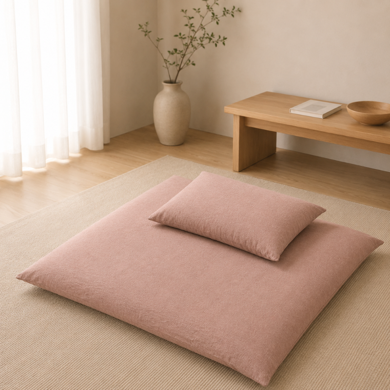Zabuton, coussin de méditation au sol – vue 5