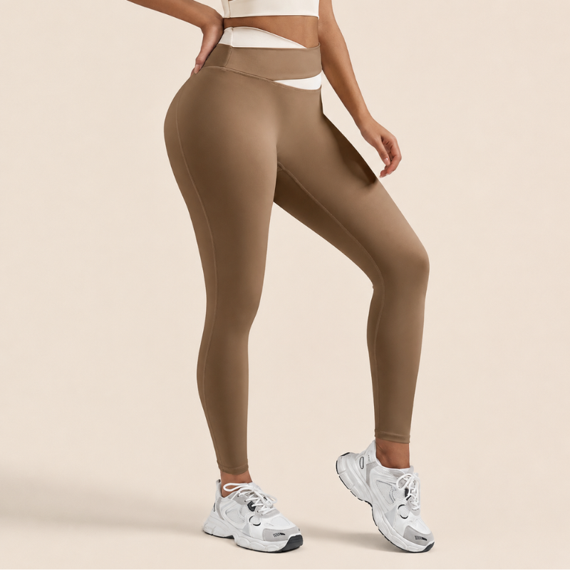Legging de yoga taille haute galbant femme
