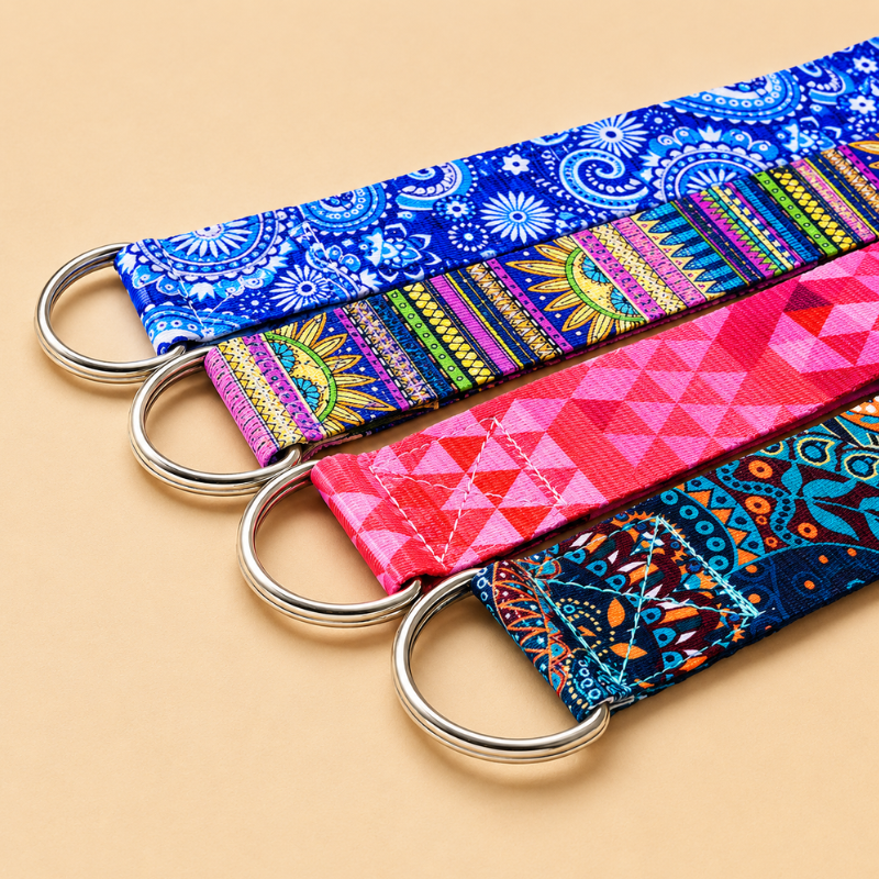 Sangle de yoga, boucle anneau en D, motif zen – vue 11