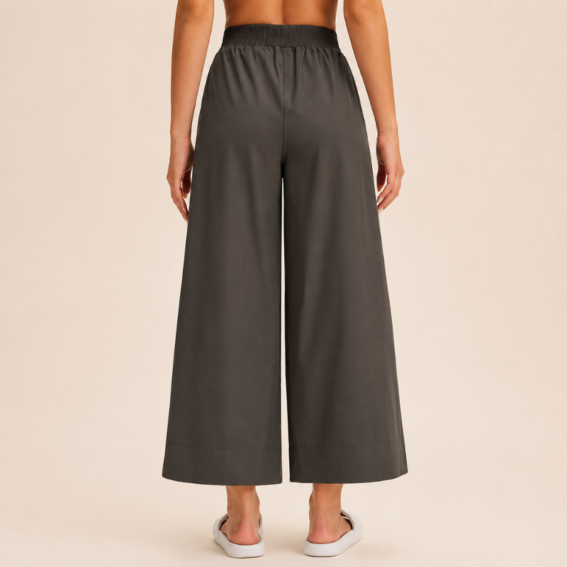 Pantalon de yoga large, taille élastiquée – vue 17