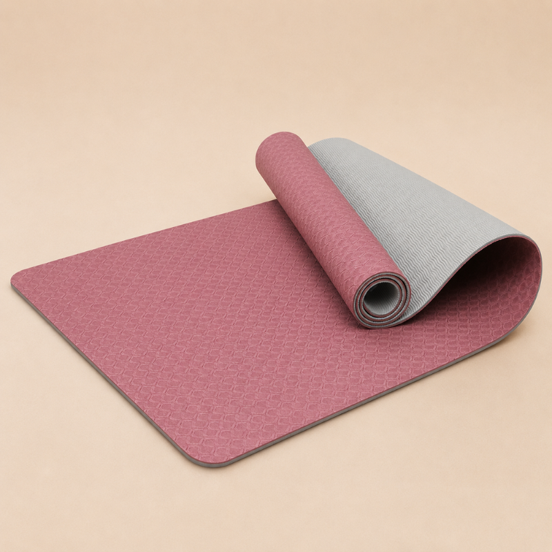 Tapis de yoga antidérapant bicolore – vue 2