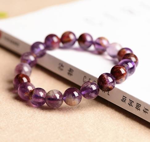 Bracelet en Charoïte, Pierre d'Élévation et d'Apaisement