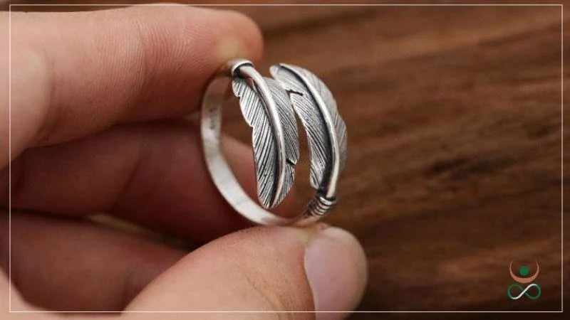 Anneau « Plume Angélique » - Bague