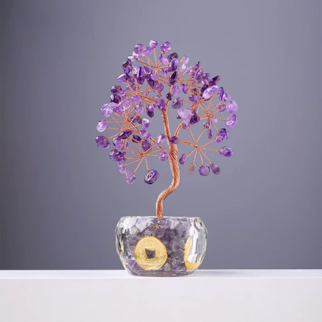 Arbre de Vie Décoratif en Pierre Naturelle