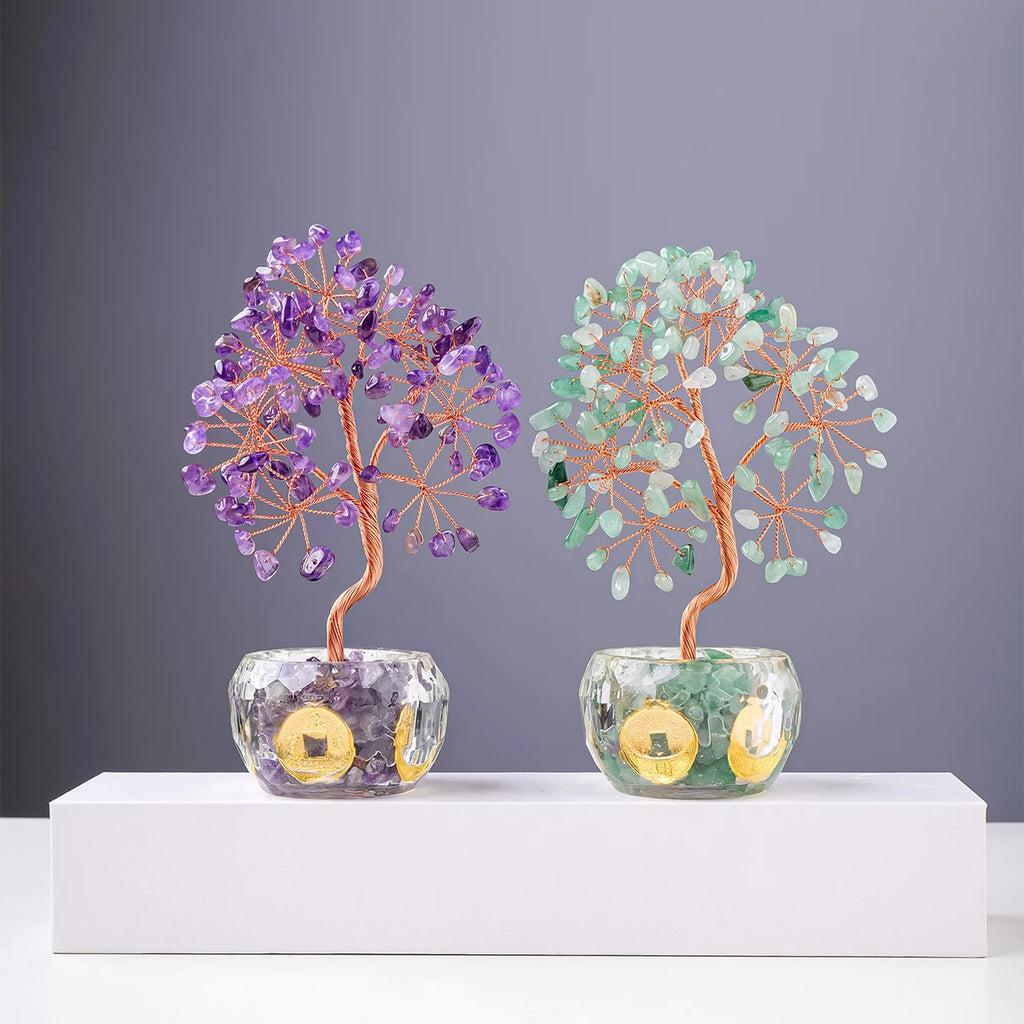 Arbre de Vie Décoratif en Pierre Naturelle