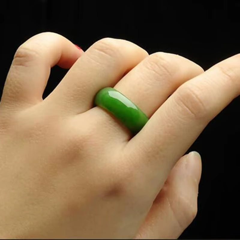 Bague Pierre Naturelle - Pierre de Jade Image