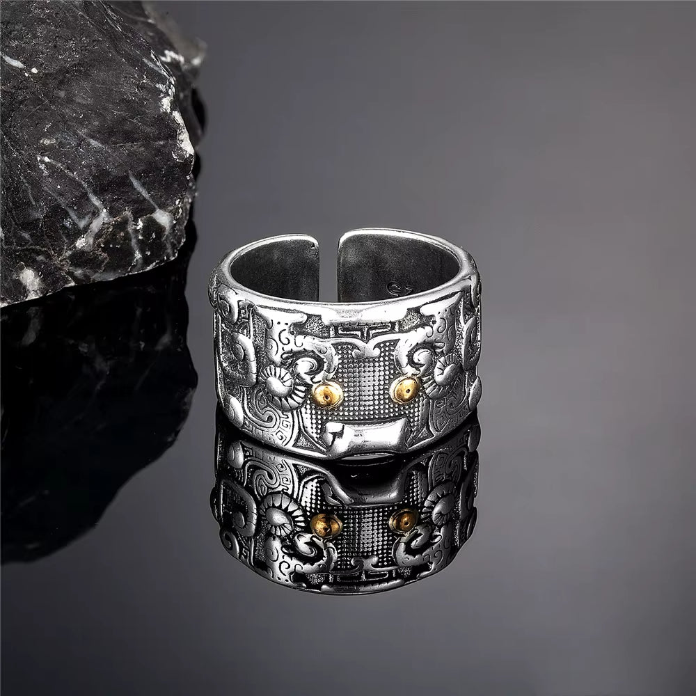 Bague Pixiu Ouverte et Vintage Image