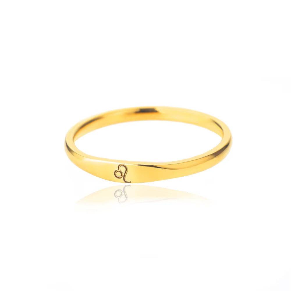 Bague Signe Astrologique - Acier Inoxydable