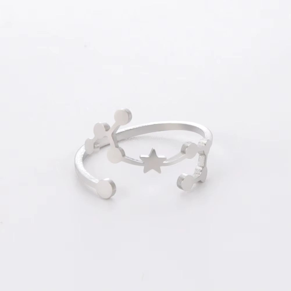 Bague Signe Astrologique - Moderne et Ouverte Image