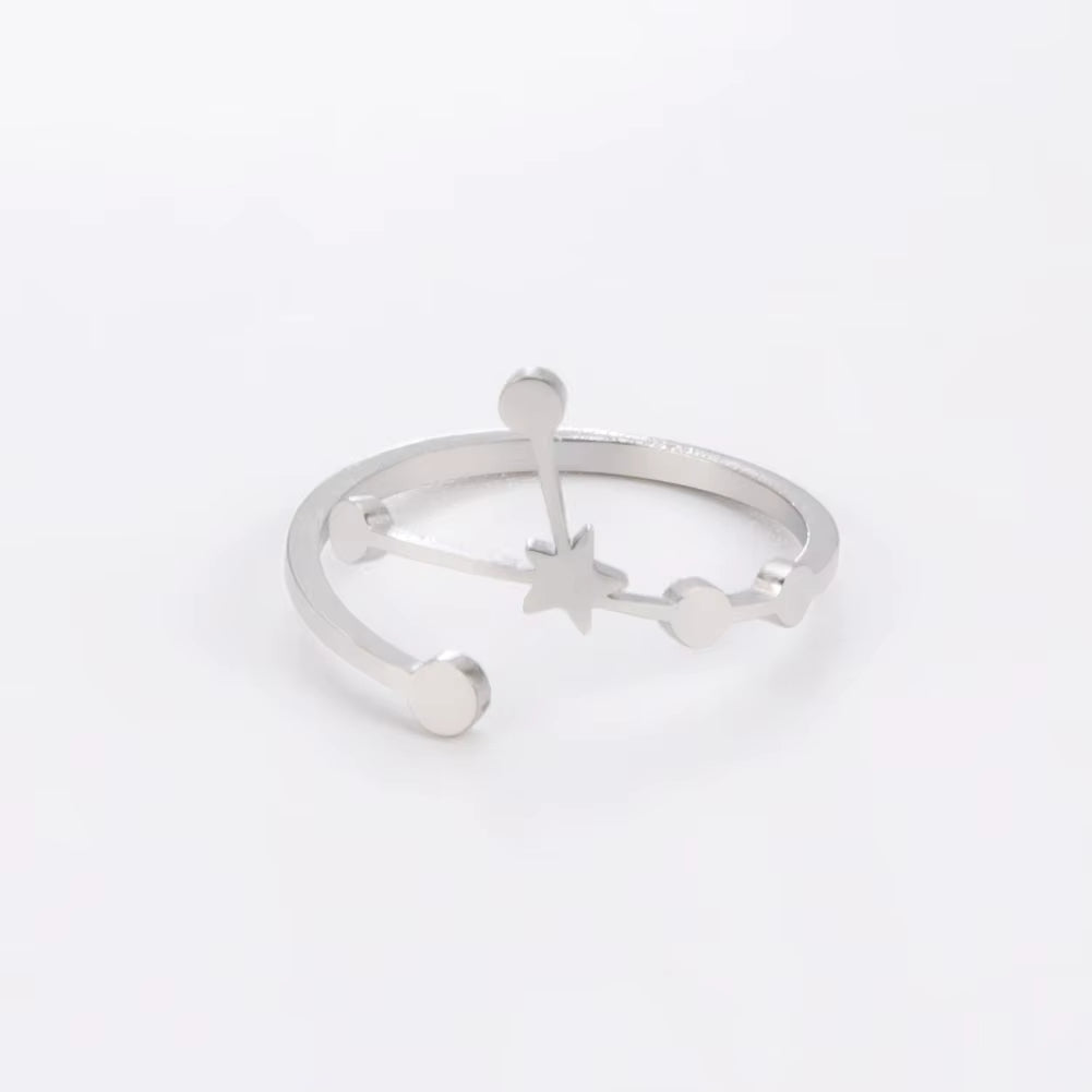 Bague Signe Astrologique - Moderne et Ouverte Image