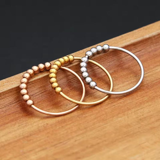 Bague Anti-Stress Minimaliste – Élégance Discrète et Sérénité au Quotidien
