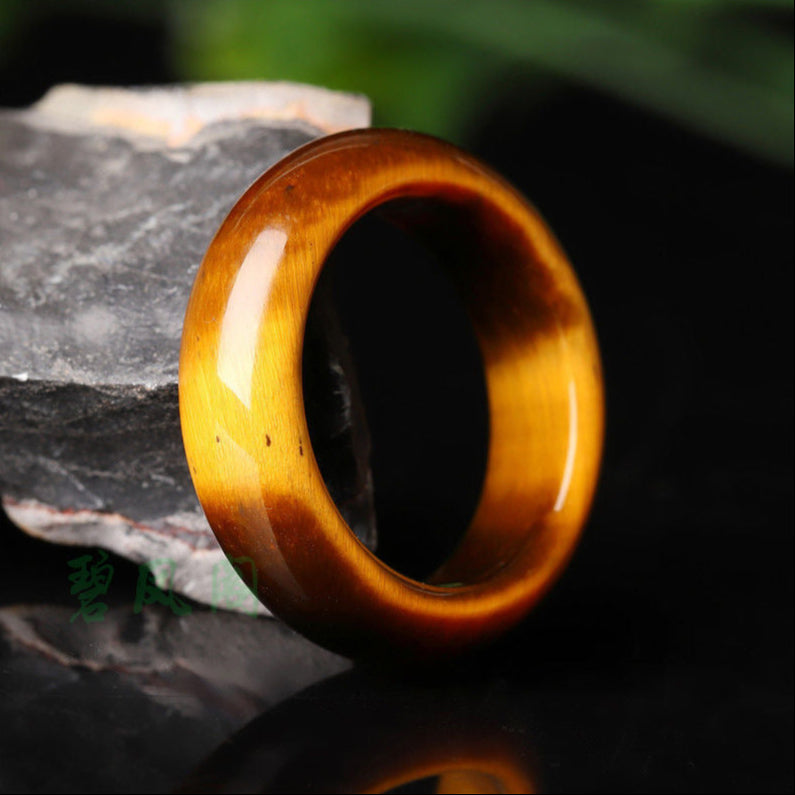 Bague Pierre Naturelle - Oeil de Tigre