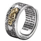 Bague Pixiu - Protection et Chance sur fond blanc