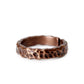 Bague Tibétaine - Martelée en Cuivre sur fond blanc