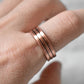 Bague Tibétaine - Ouverte à Rayures