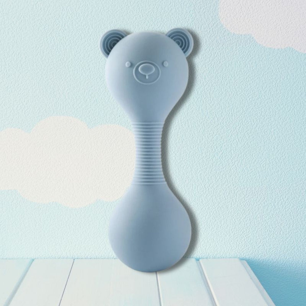Hochet Bébé en Silicone, Son de Maracas