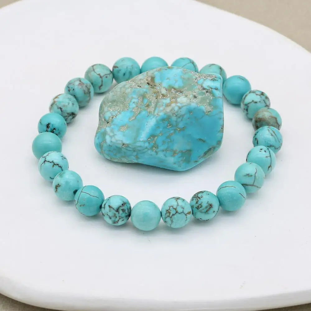 Bracelet en pierre de turquoise - Bracelet