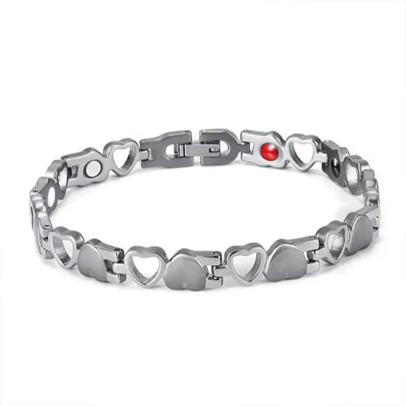 Bracelet Magnétique avec Coeurs pour Maigrir