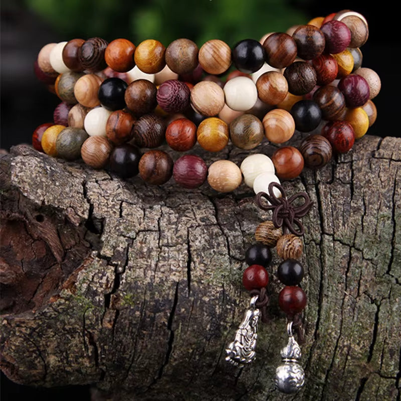 Bracelet Mala Tibétain et Artisanal