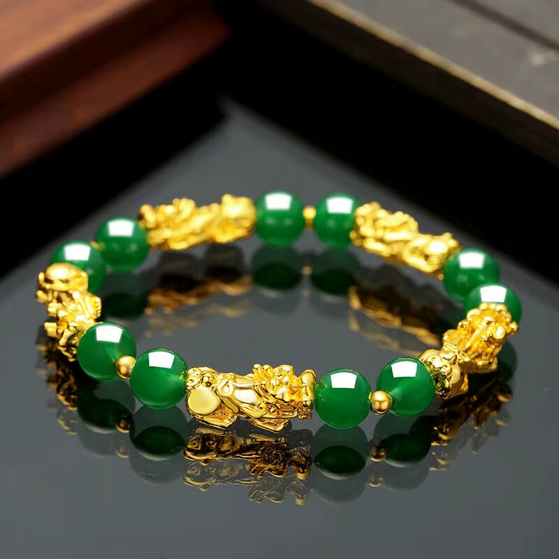 Bracelet Pixiu avec Perles d’Agate Image