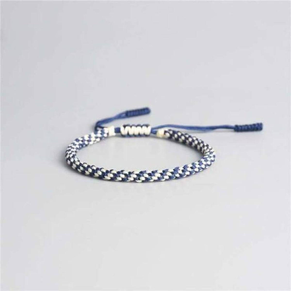 Bracelet ajustable Élément Eau bleu et blanc