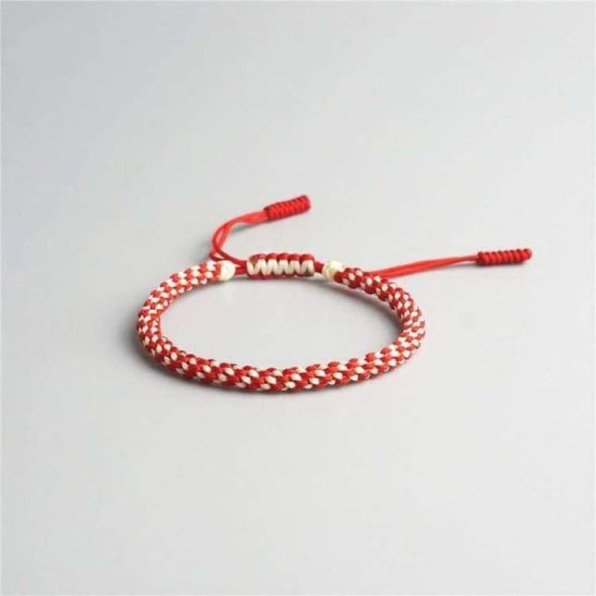 Bracelet ajustable Élément Feu rouge et blanc