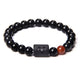 Bracelet Signe Astrologique Perles d’Onyx