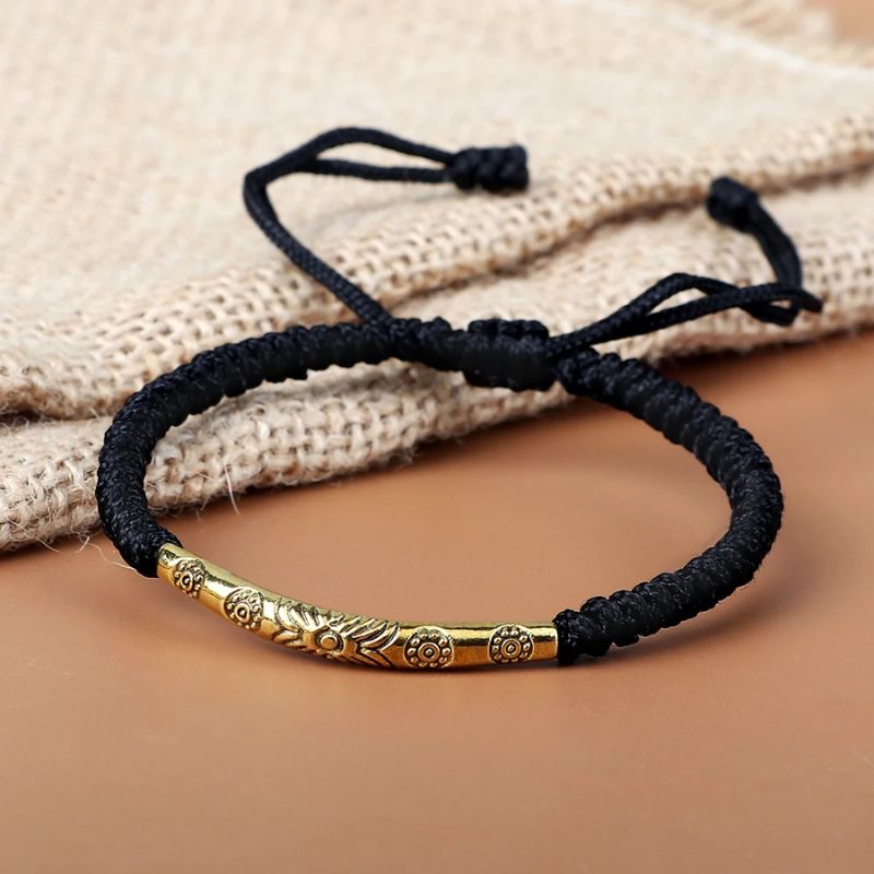 Bracelet Tibétain Ajustable – Protection & Chance Énergétique