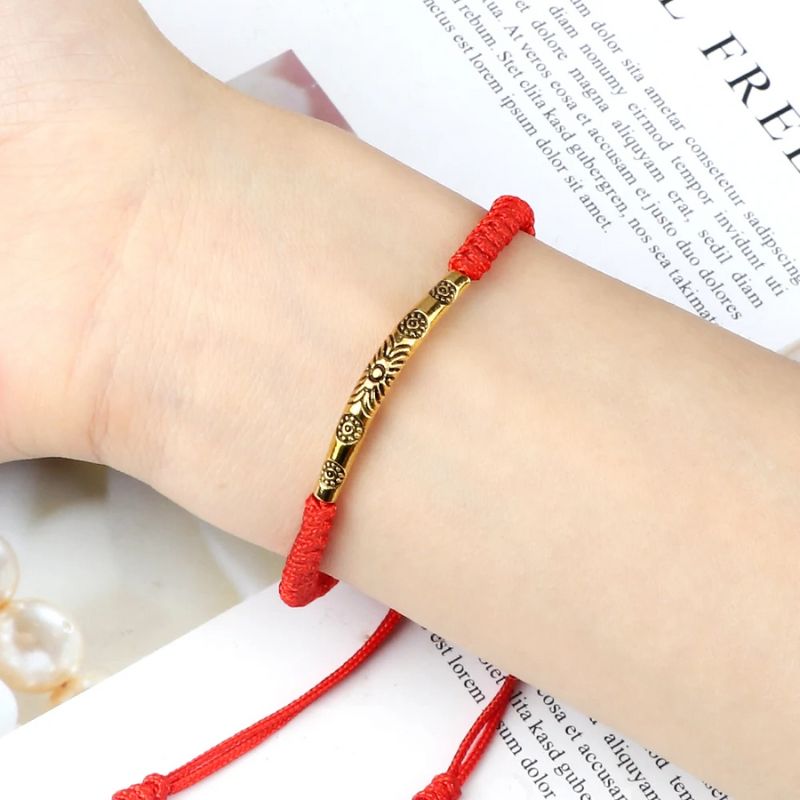 Bracelet Tibétain Ajustable – Protection & Chance Énergétique