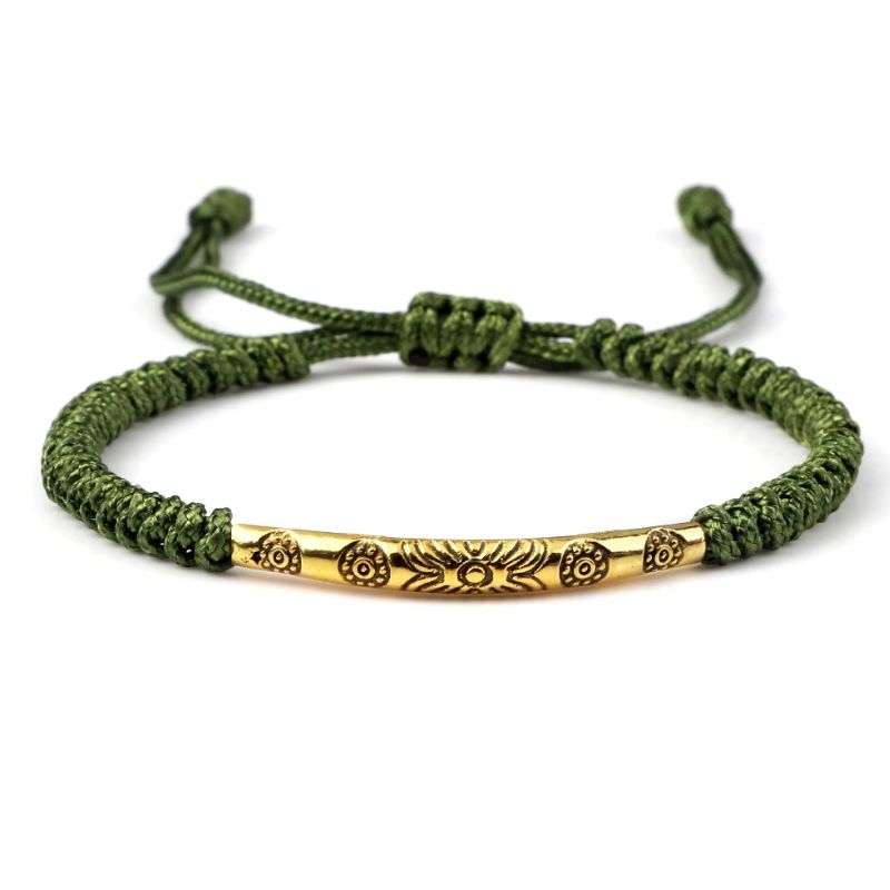 Bracelet Tibétain Ajustable – Protection & Chance Énergétique