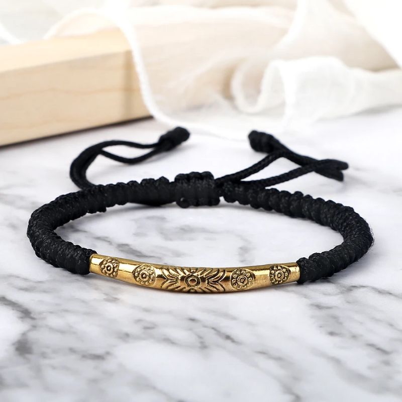 Bracelet Tibétain Ajustable – Protection & Chance Énergétique