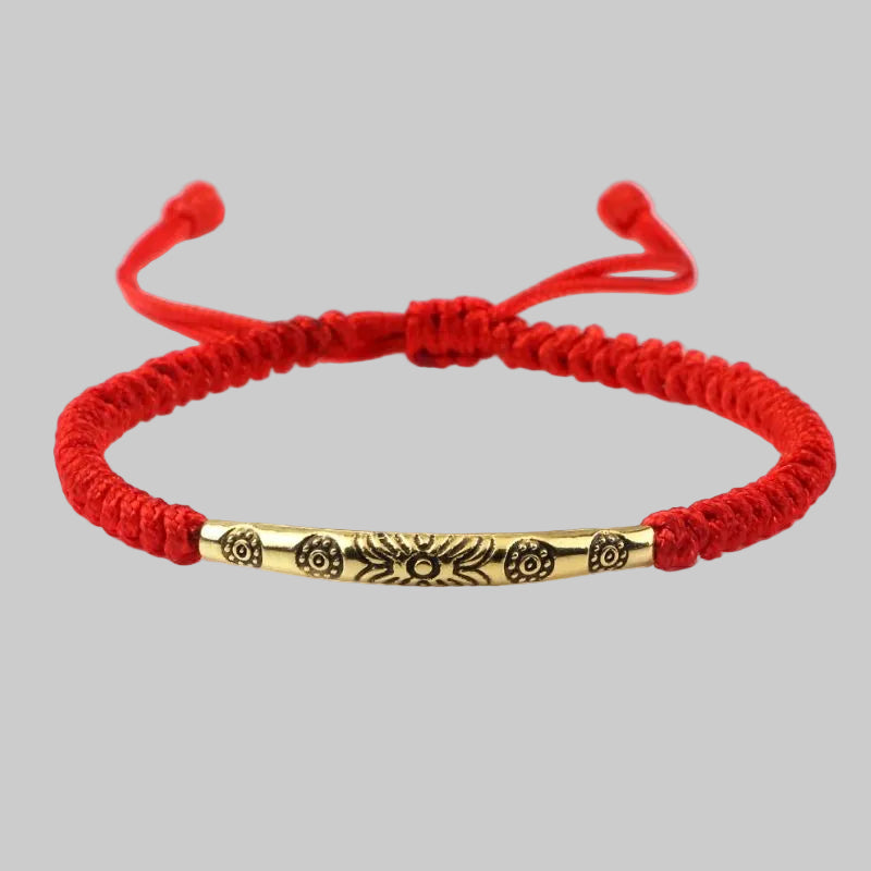 Bracelet Tibétain Ajustable – Protection & Chance Énergétique