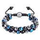 Bracelet Triple Protection Mauvais Oeil sur fond blanc