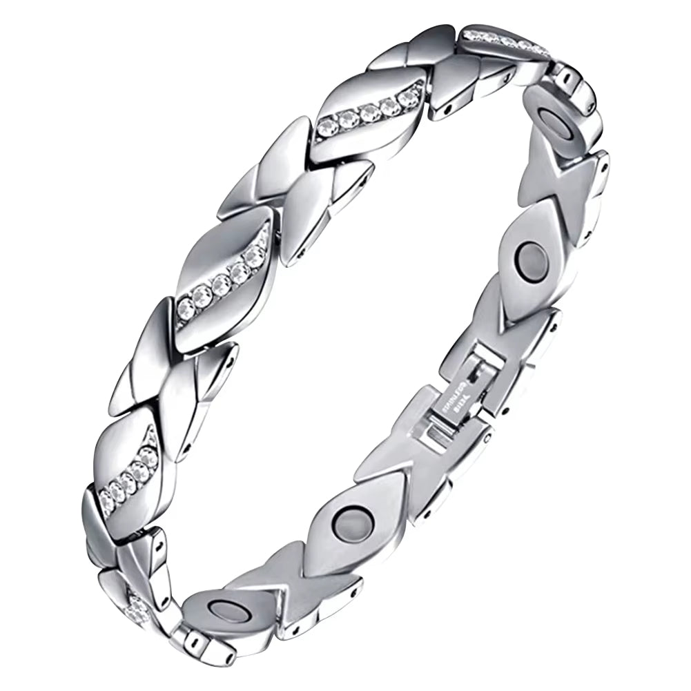Bracelet Femme - Magnétique à Strass Image