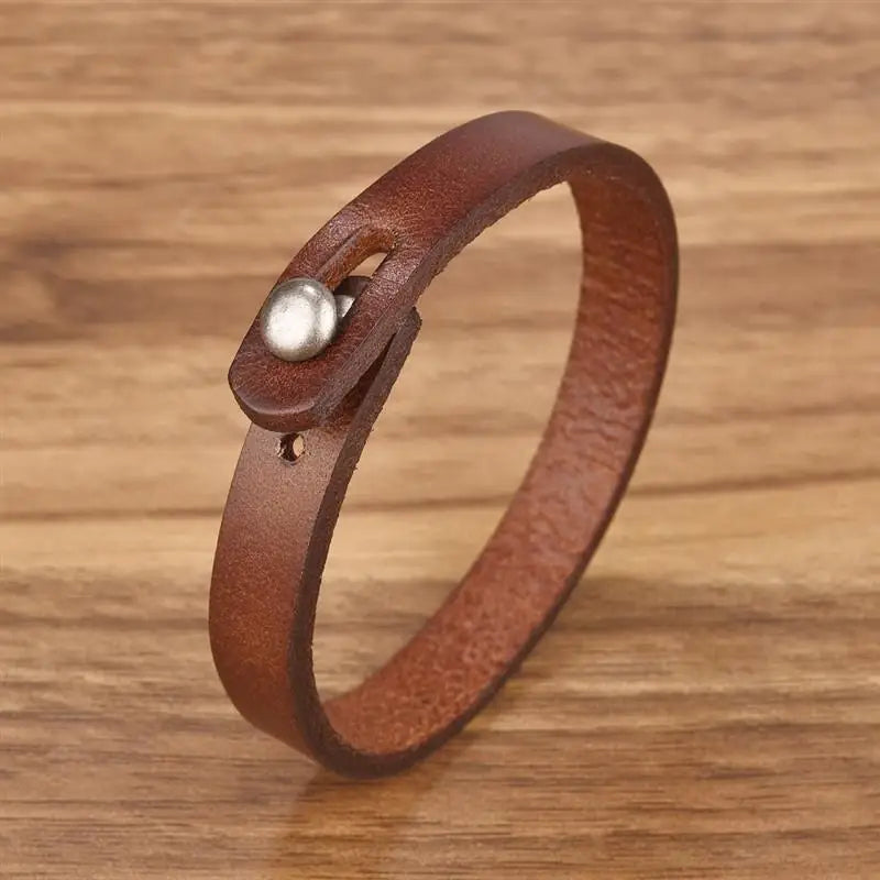 Bracelet Homme - Vintage en Cuir Image