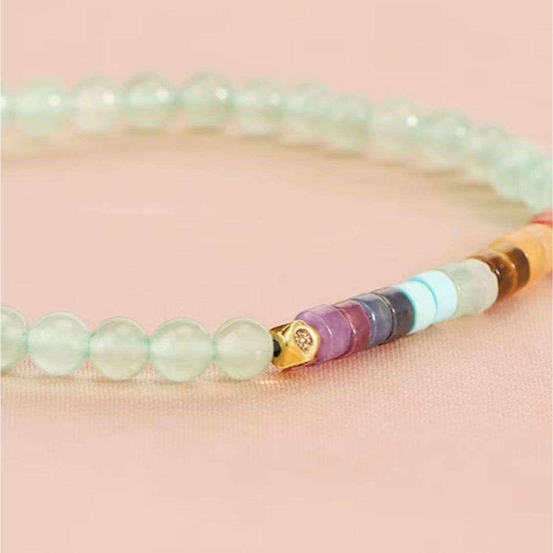 Bracelets 7 Chakras avec Perles d’Aventurine