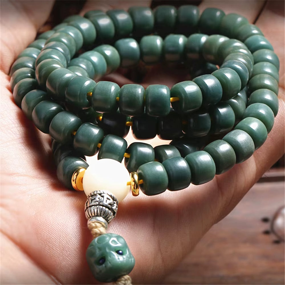 Bracelets Mala Vert de Style Ethnique