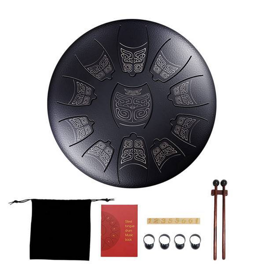 Tongue drum noir