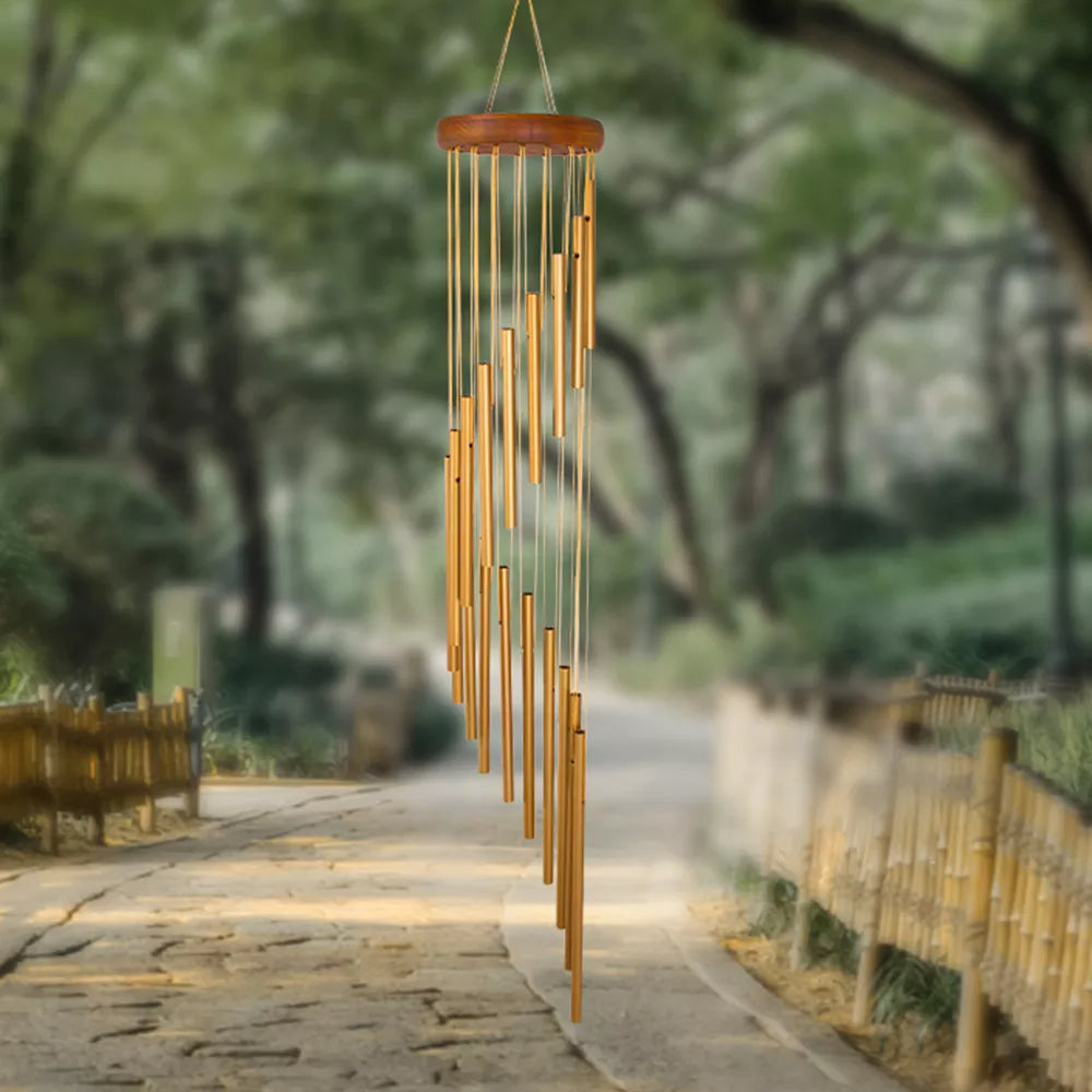 Carillon Mélodie du Vent 18 Tubes aux Sonorités Apaisantes – Le Temple Yogi Carillon Mélodie du Vent 18 Tubes aux Sonorités Apaisantes – Le Temple Yogi