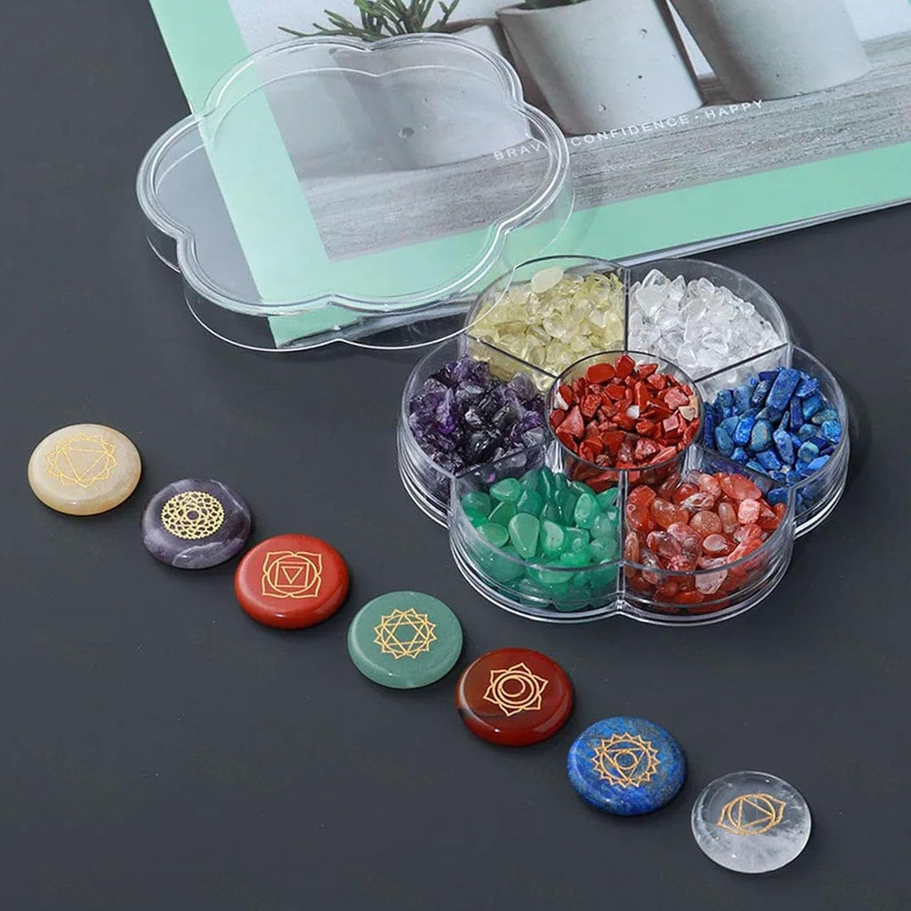 Kit de 7 Cristaux de Guérison Chakra