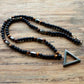 Collier pour Homme - Hématite et Oeil de Tigre