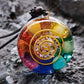 Collier Orgonite 7 Chakras avec Pierres Naturelles