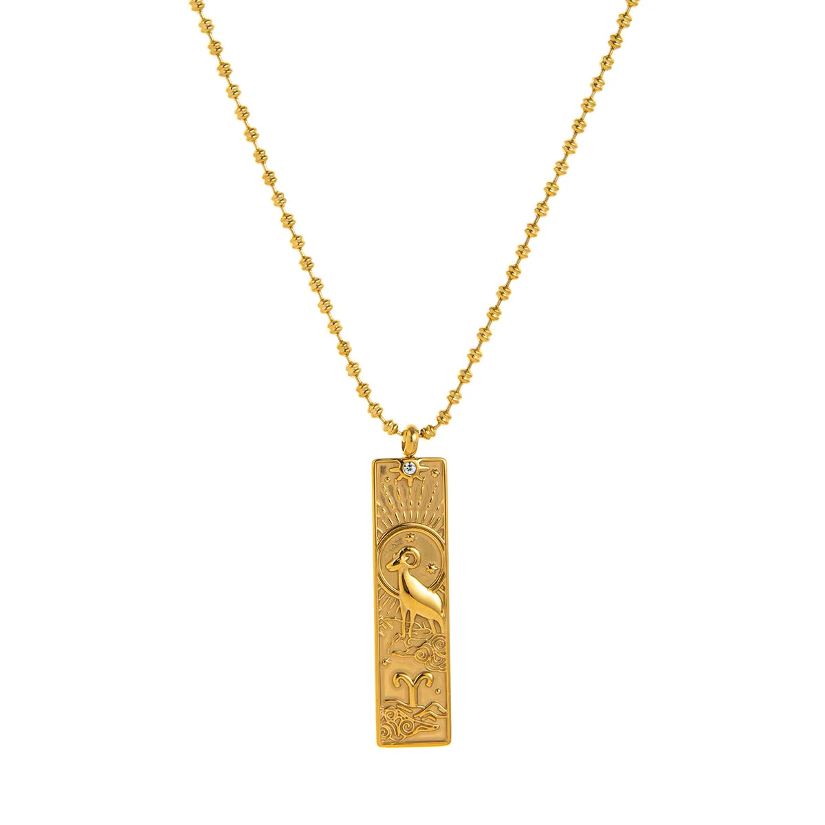 Collier Signe Astrologique - Chic et Rectangulaire